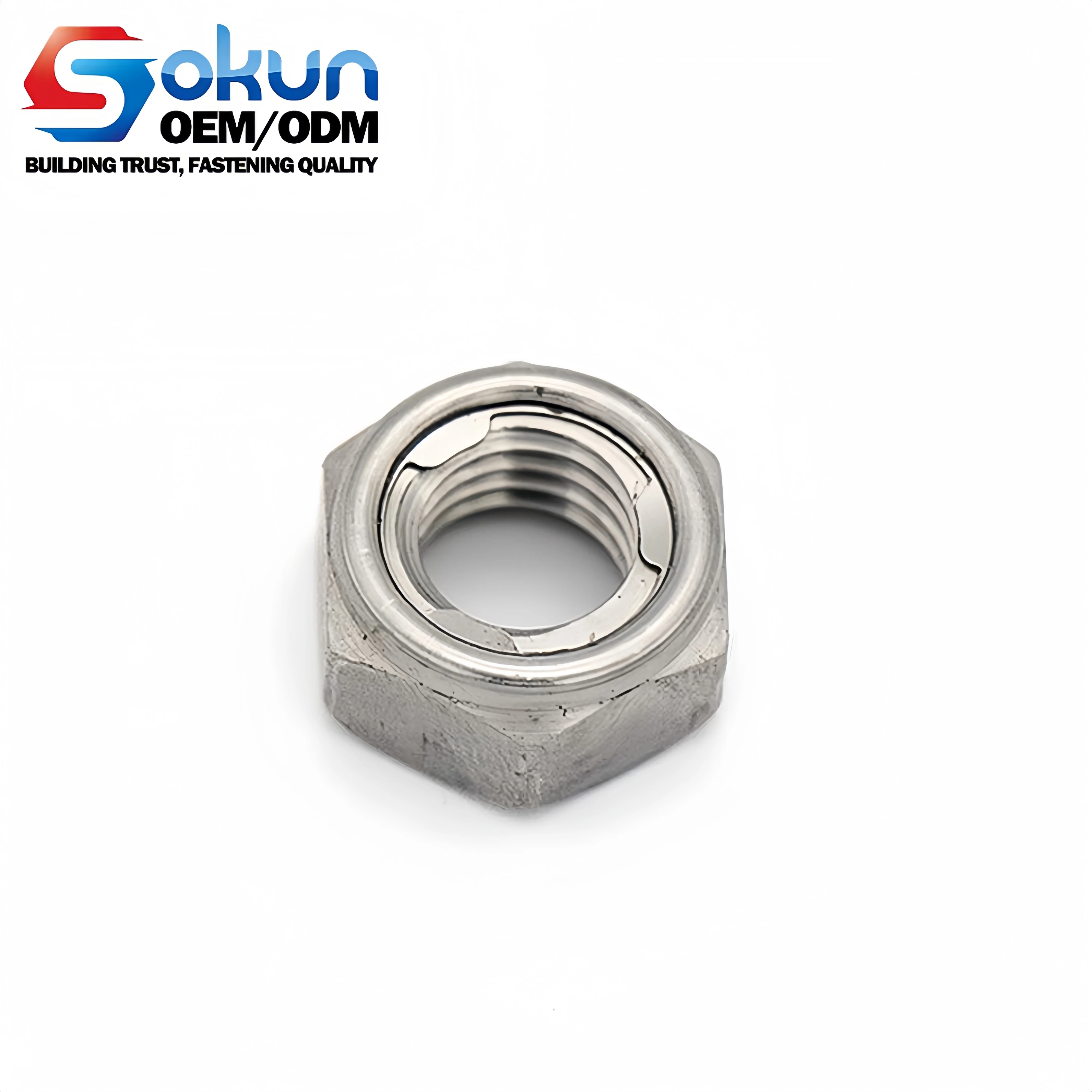 DIN 980 (M) Type M Stainless Steel Wing Nut Prevailing Torque Polished M3 Zinc Two-piece Design Certified according DIN934
