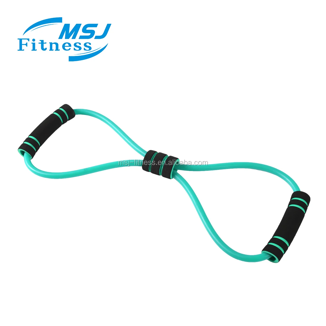 MSJ Fitness wholesale 8 shape latex exercise pull up resistance band set enhance strength