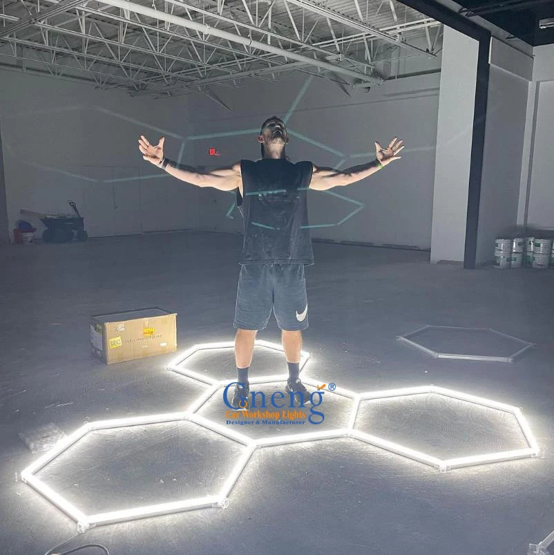 Energy Conservation Indoor Lighting Uniquely Diy Assembly Build Hexagonal Led Light