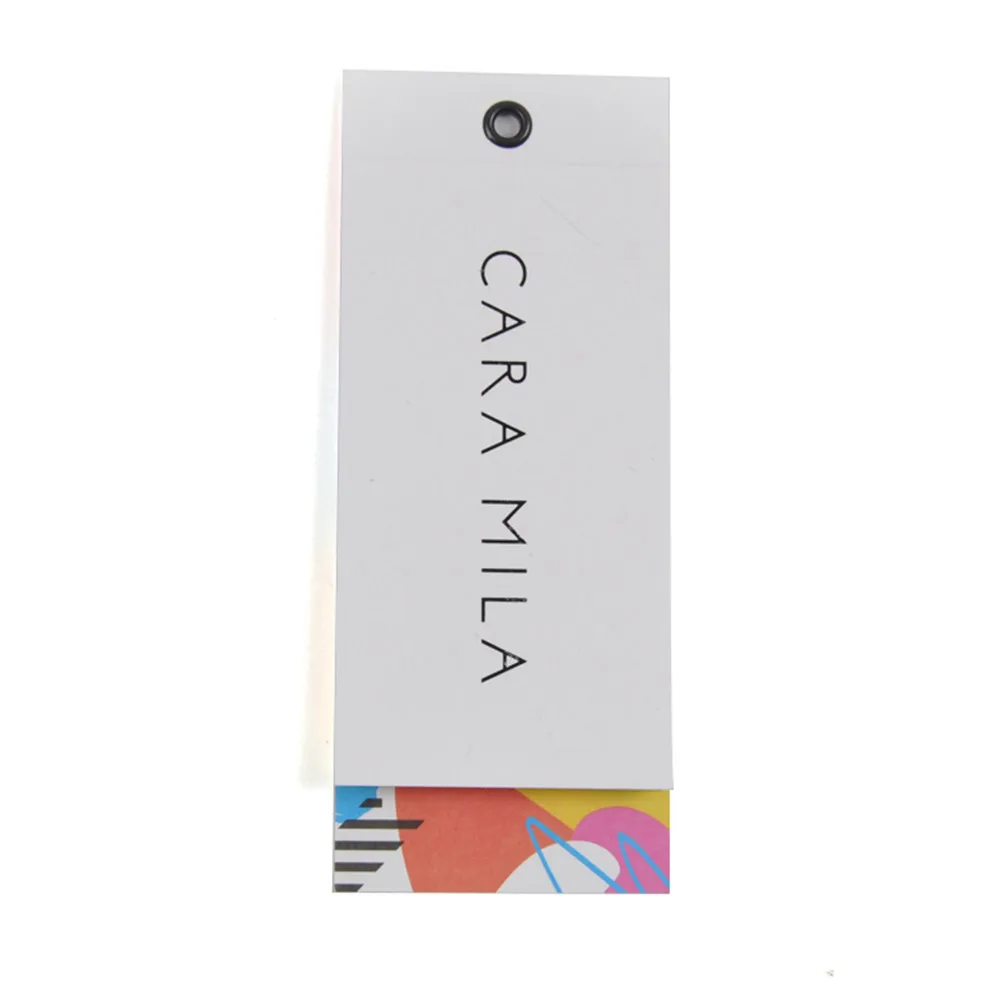 Supplier Free Design Best Service Custom Clothing Paper Swing Tag Product Hang Tags for Garment