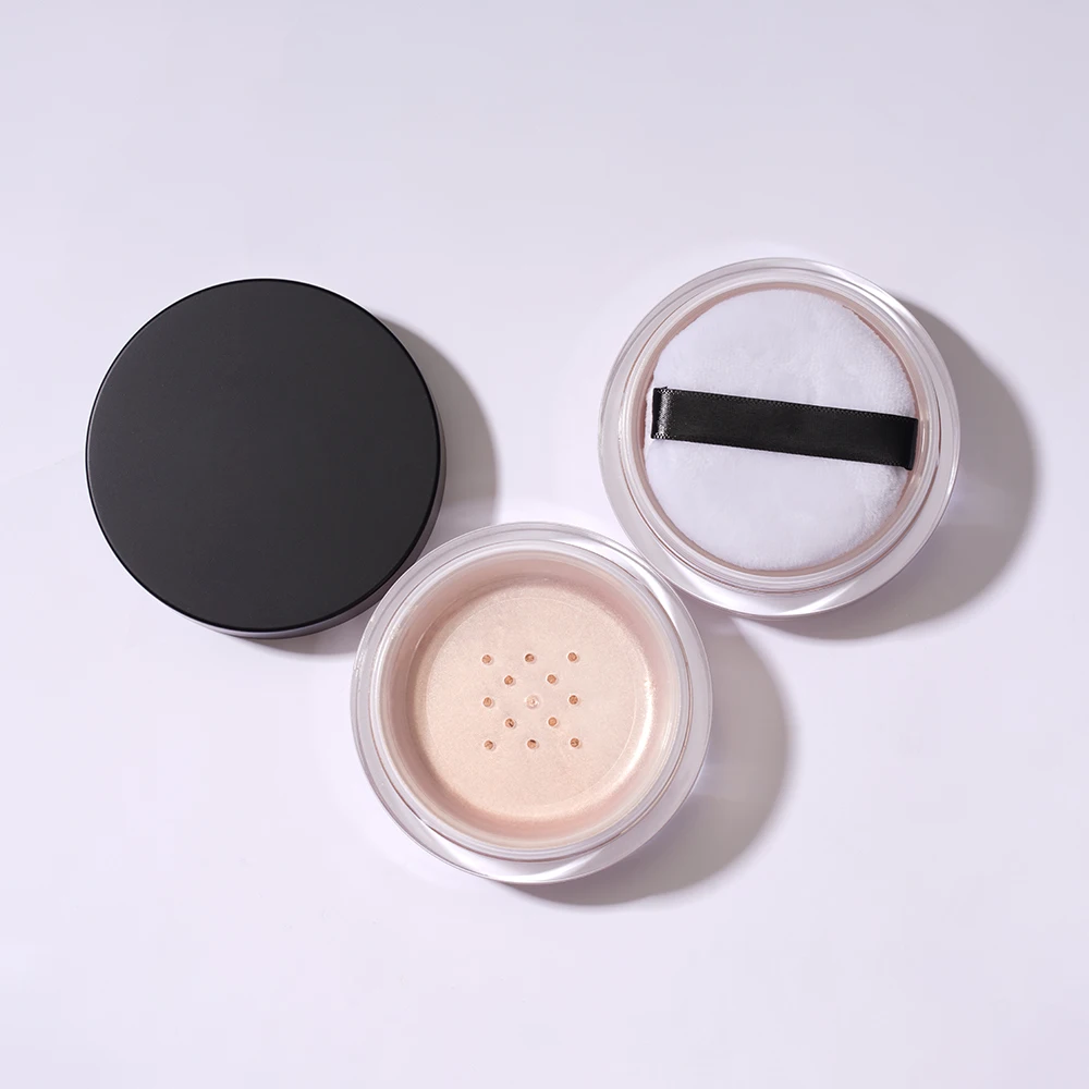 Translucent Finishing Face Powder In Herbal Extract Makeup Loose Powder In Foundation