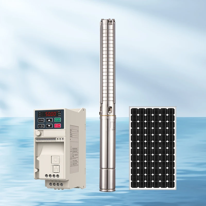 deep well pump centrifugal solar panel with inverter for 2hp motor pump solar water gardenpump system agriculture