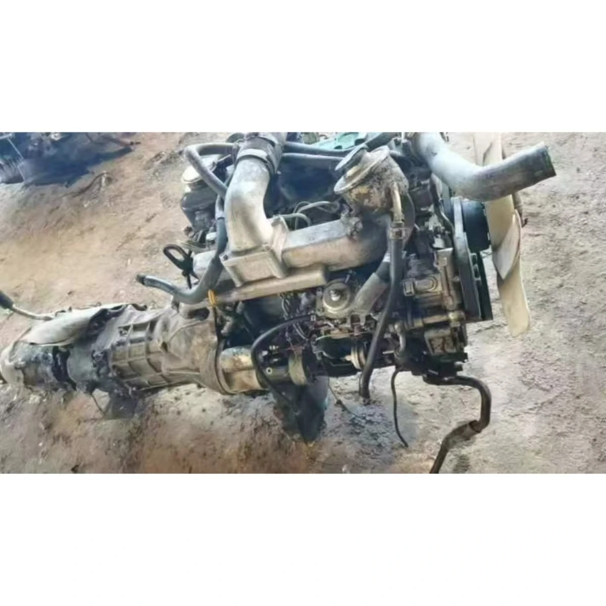 NIS SAN Turbo diesel engine QD32T used complete engine with manual gearbox