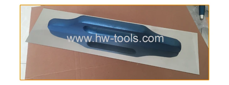 construction tool Plastering trowel with mirror polished stainless steel blade wooden handle