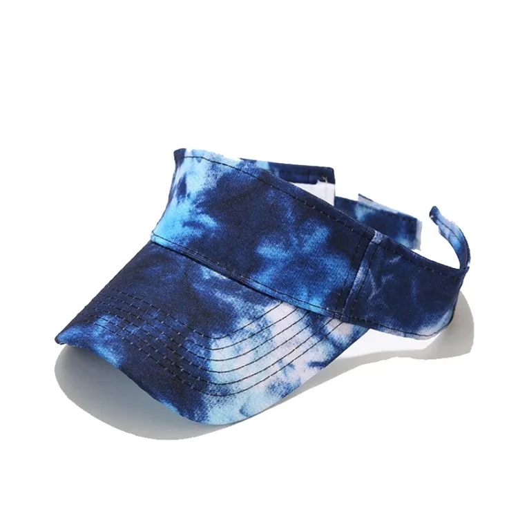 2022 NEW Coming Amazon hot sell tie dye sun visor hat