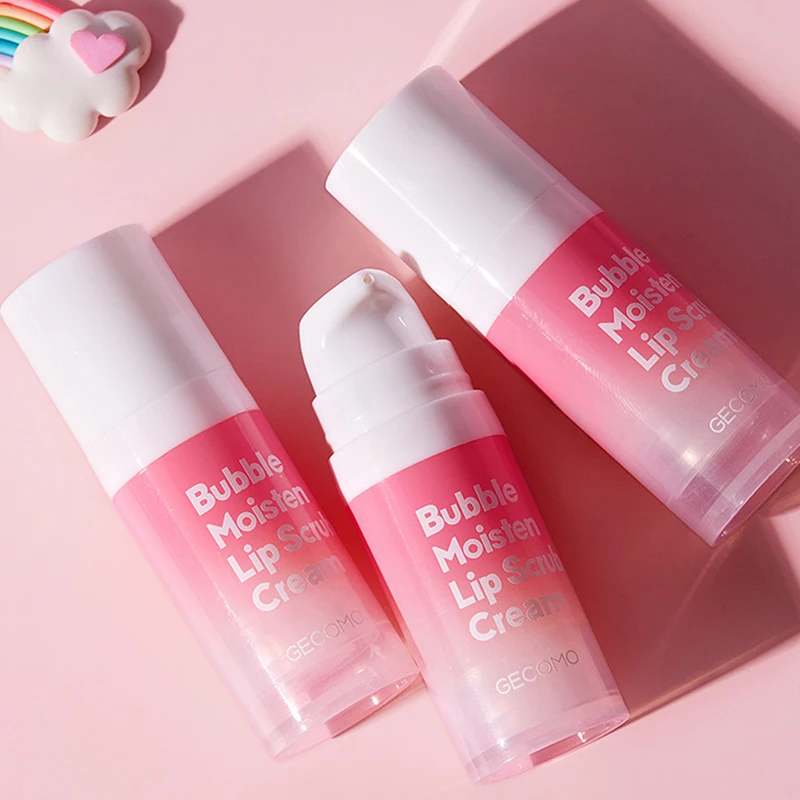 Natural Modest Organic Exfoliating Bubble Moisten Lip Scrub Cream