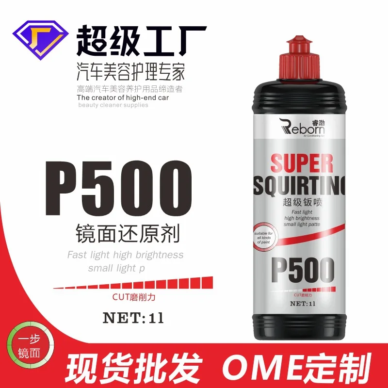 3-in-1 Water-Based Car Polish for Scratch Removal, Coarse, Medium and Fine Polishing for Waxing and Detailing