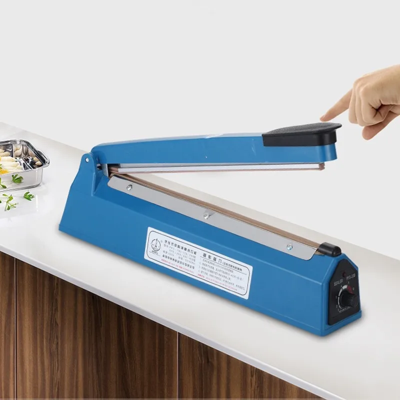 plastic bag polythene hot sealing machine portable manual impulse hand held sealers semi-automatic bag heat sealer