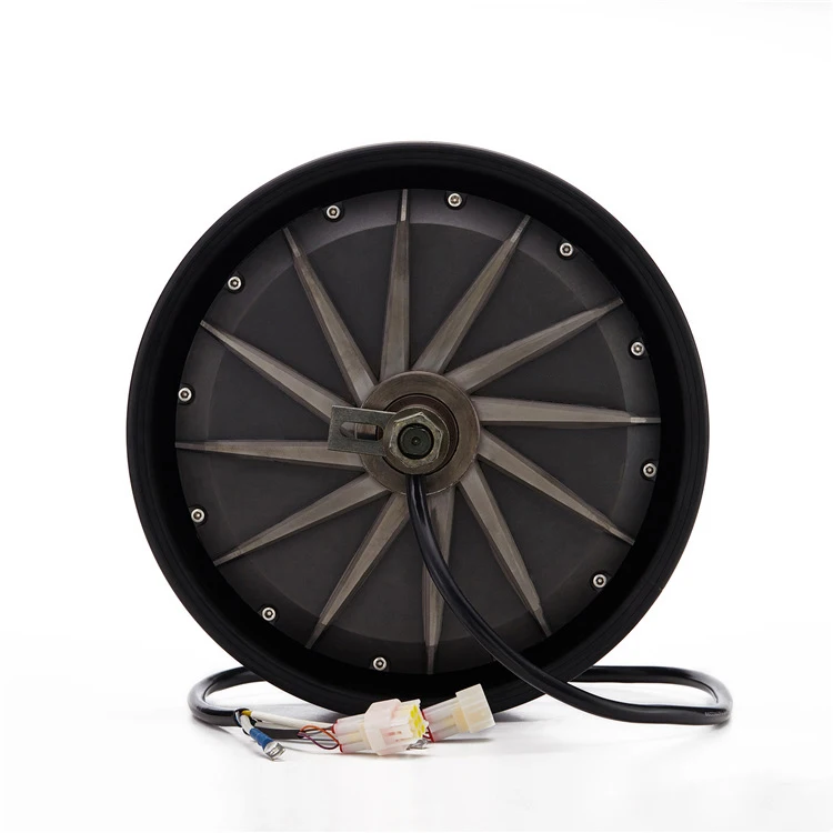 12' Phantom Edition 3000W High Power Enhanced Disc Brake Brushless Dc Electric Hub Motor For Motorcycle 3000W Hub Motor top gea