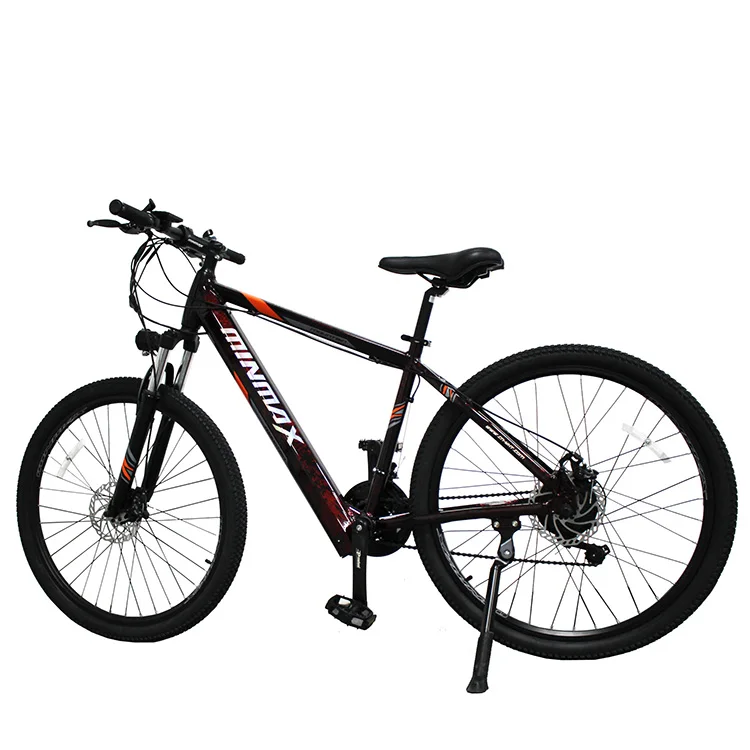 Hybrid Motor Electric City Bike 27 5 1 95 Tire Aluminum Alloy Frame 48V 10ah Lithium Battery 350W Power Torque Gears Wheel Brake