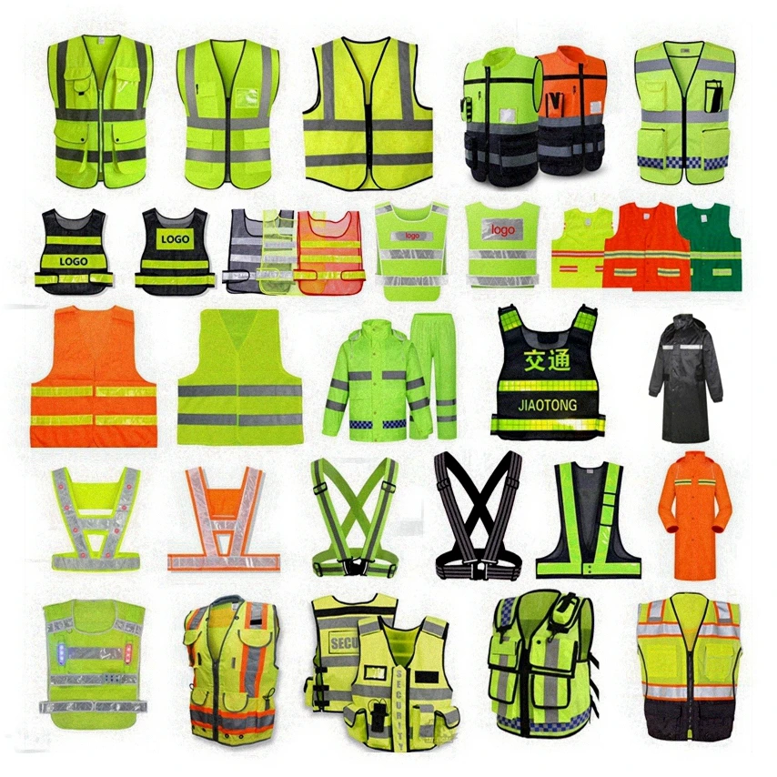 reflective piping level 4  colorful vest custom work wear 100 cotton safety vest yellow vest reflective