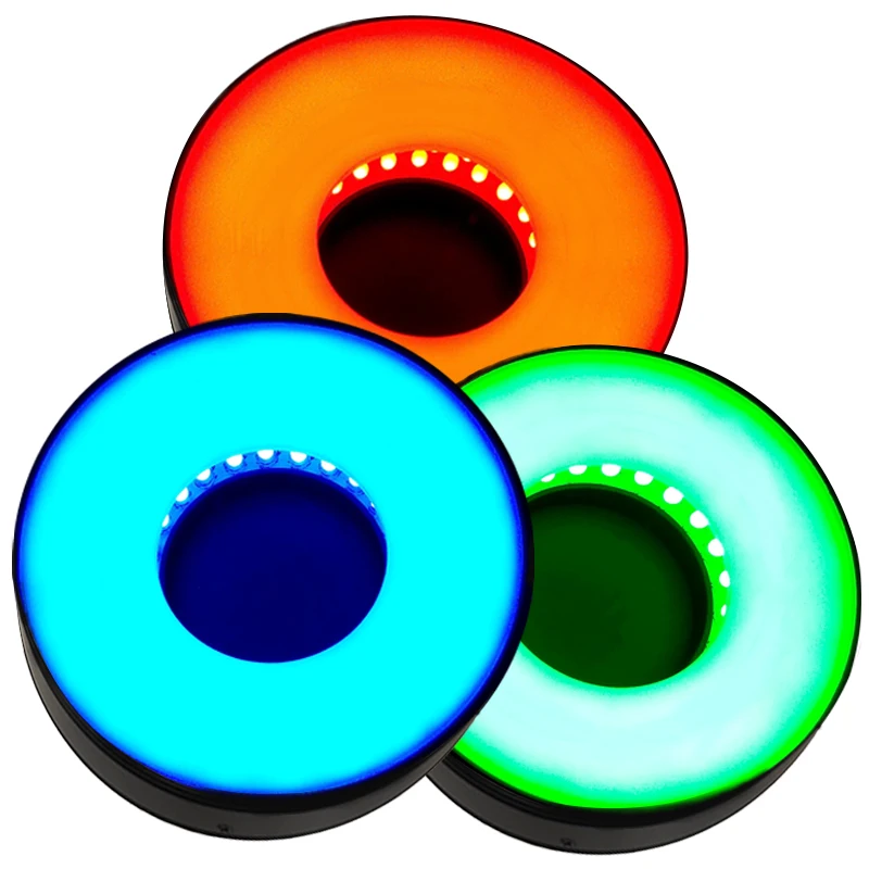 LED Ring Light Machine Vision Illumination Diameter 150*95mm 90 degree for Logo Dents Inspection