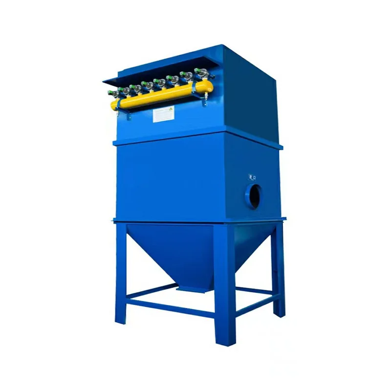 Cylinder dust collector pulse automatic ash discharge type flue gas filtration