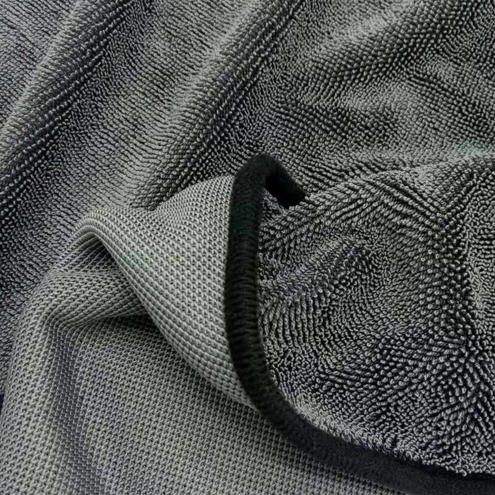 2021 new style microfiber twisted loop super drying towel detailing towel