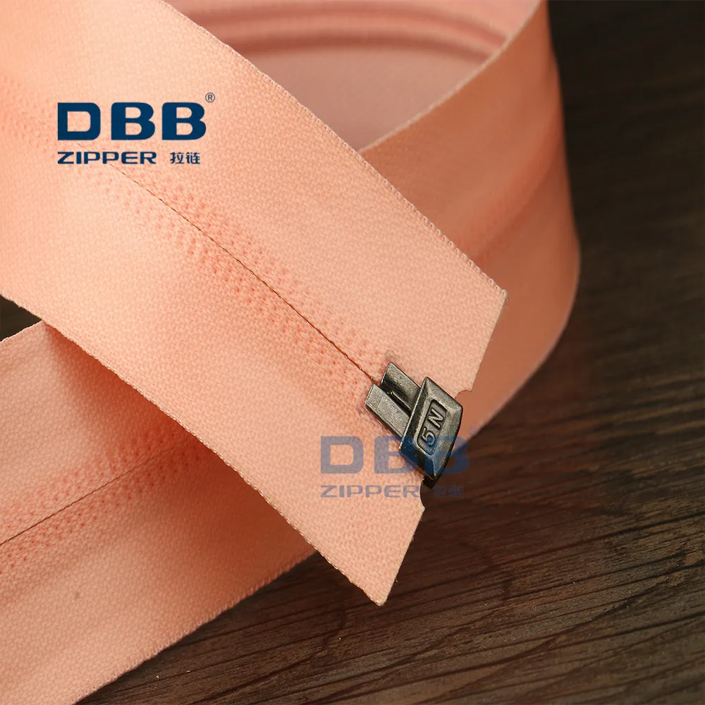 
Wholesale nylon/metal/plastic waterproof long chain zipper with PU/TPU/PVC coated water-resistant material 