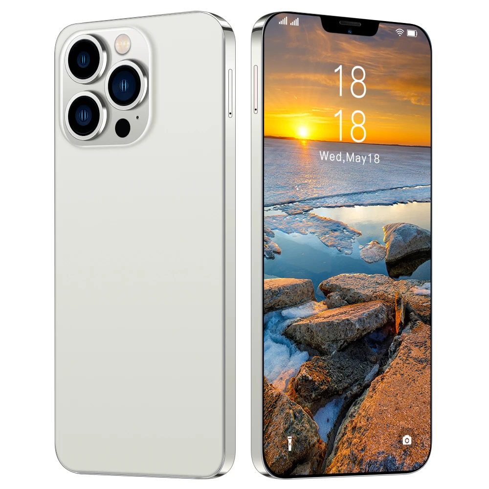 2021 New Smart Phone i13 Pro Max(A61) 6.7 inch Unlocked 512GB 16GB RAM Android Mobile Phones Dual SIM Cellphone
