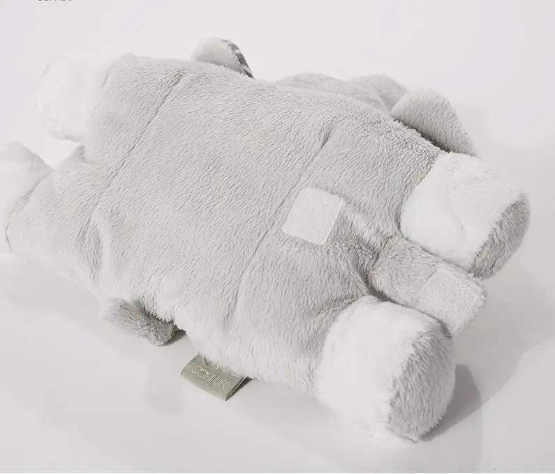 Grey short plush elephant doll children accompanied plush toy home decoration/ Polyester filling