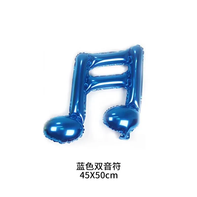 Shanghai balloon toys for kids birthday festival party decoration balloons baby boy girl inflatable toy music note foil balloons