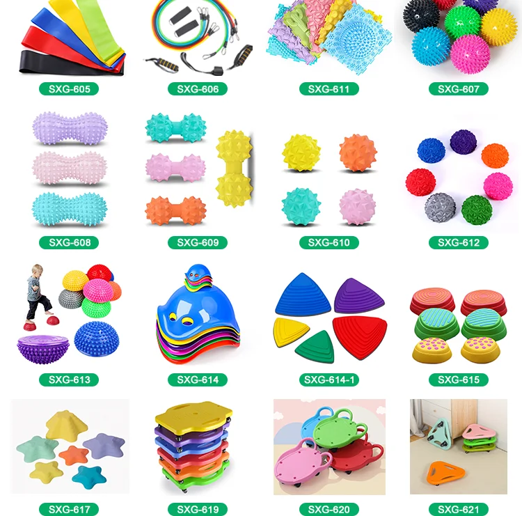 Custom High Quality Fitness Muscle Therapy Yoga Roller Pvc Acupressure Spiky Peanut Massage Ball For Stress Relief