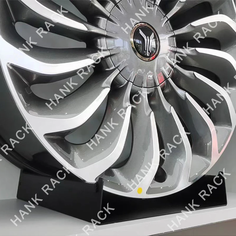 Wheel Display Holder Base Table Top Car Rim Display Base