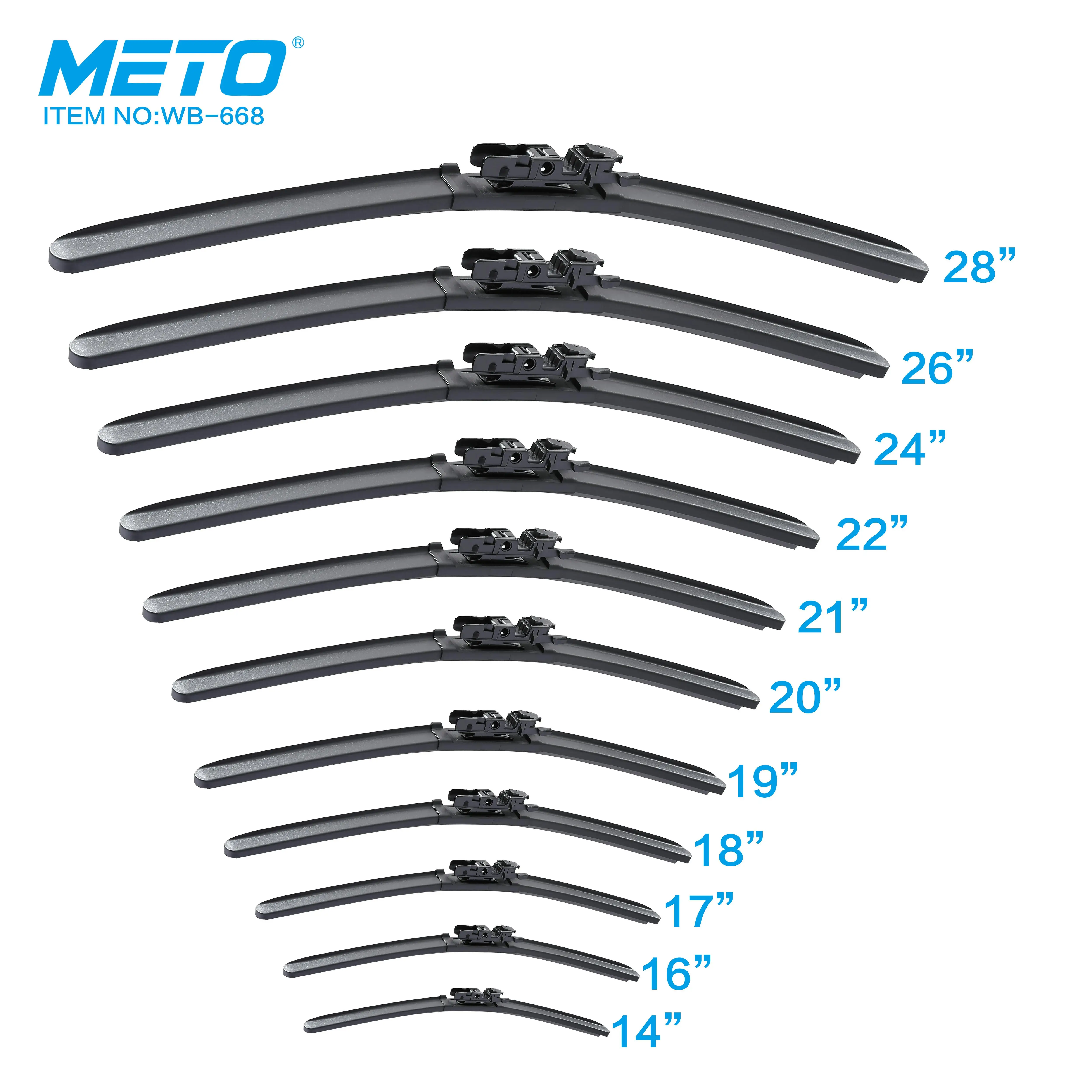 METO Window Cleaner Wiper Front Windscreen Wiper Blade Car Soft Wiper Blade