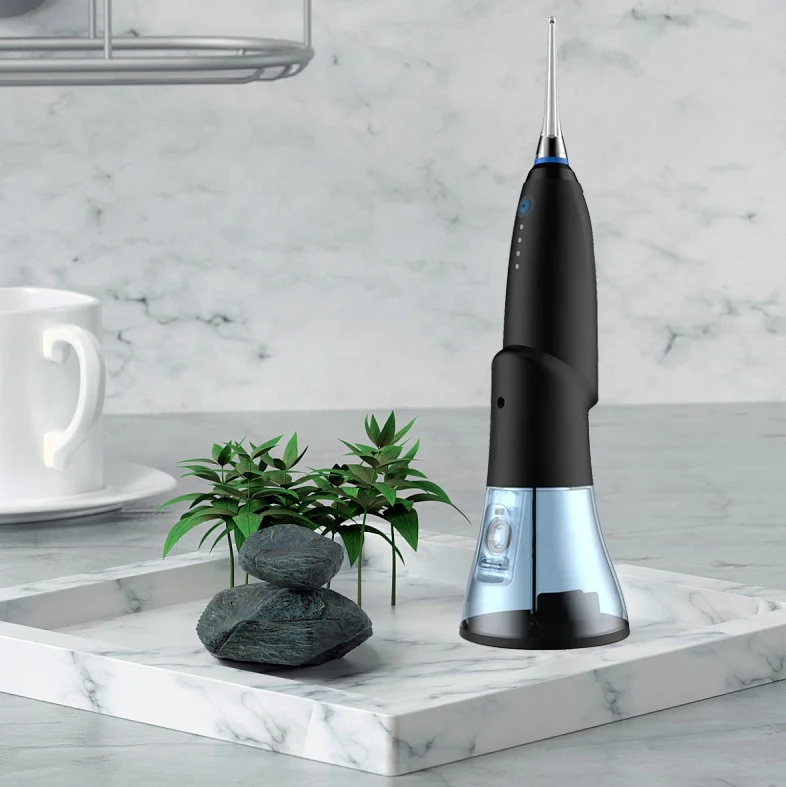 Rotatable portable water flosser professional dental oral irrigator with 250ml water tank