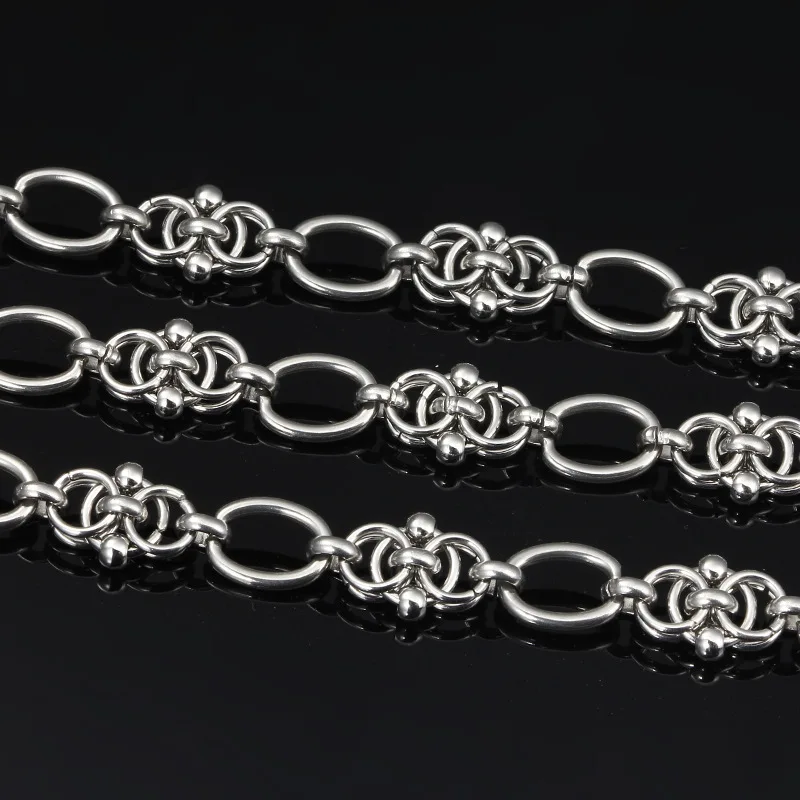 Personalized Popular New Creative DIY Handmade Chain Stainless Steel Necklaces For Men