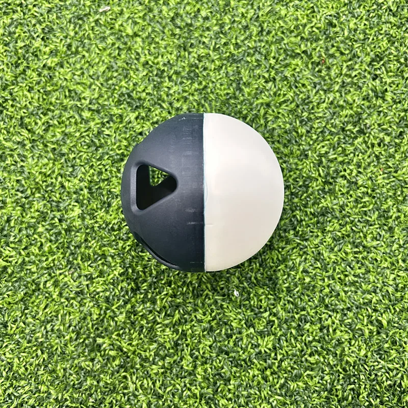 JINLANGTE 9-дюймовый двухцветный бейсбольный мяч с отверстиями тренировочный