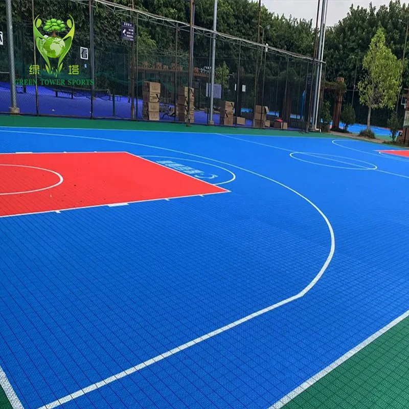 Plastic Floor Interlocking Floor High quality outdoor tile basketball interlocking floor price