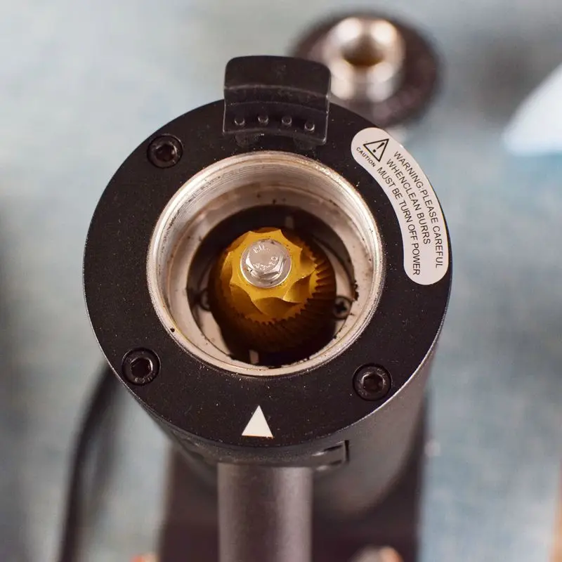 Titanium Plated Conical Burr Coffee Grinder for Cappuccino Latte Espresso Coffee Maker Stainless Steel 40mm Electric 19 150 220