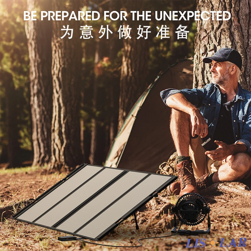 100W  Foldable Solar Panels Charger with imbricated Technology for Portable Power Station Solar Generator and Off-grid Devices