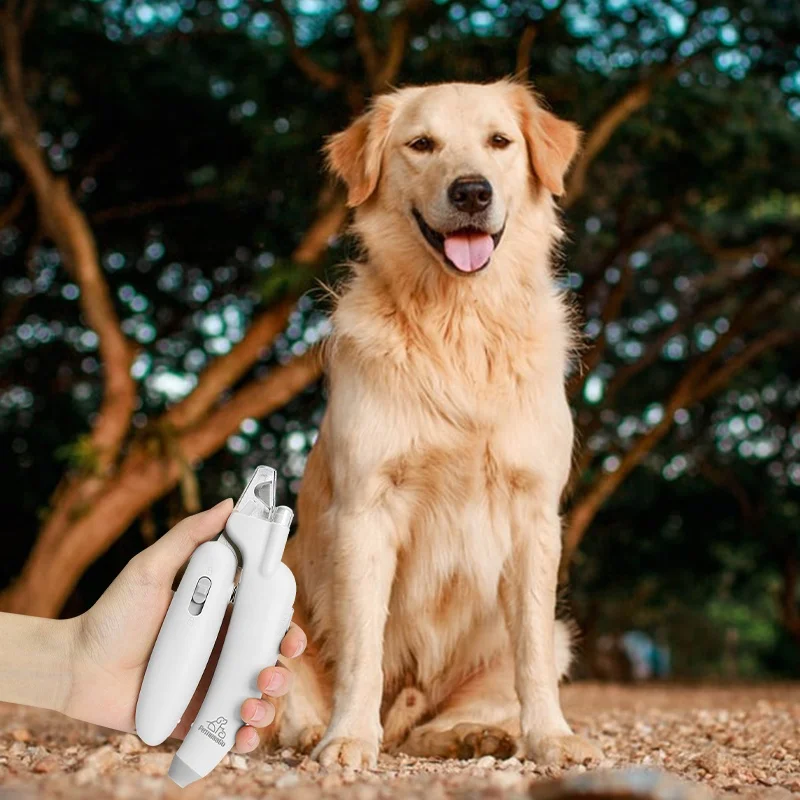 PetnessGo Banana Shape Led Light Pet Dog Nail Clipper and Grinder