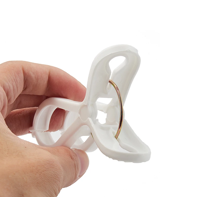 Hanser PS-38 High Quality Household Clothes Pegs Plastic Retainer Hanger Clips Clothespin Windproof Clips For Drying Quilt
