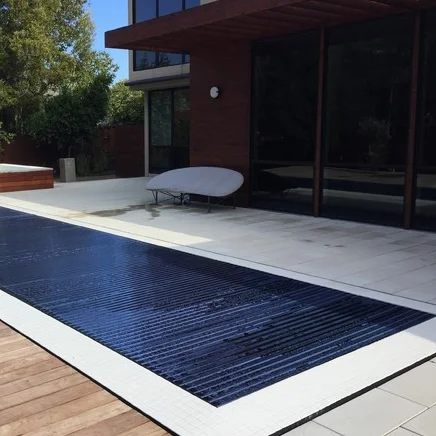 Transparent Polycarbonate rigid electric thermal  pool protect cover telescopic winter pool covers