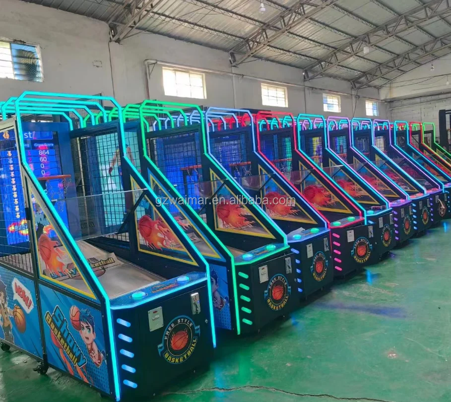 Высококачественная электронная аркадная Спортивная игра баскетбольная с монетоприемным управлением сумасшедший обруч машина для продажи