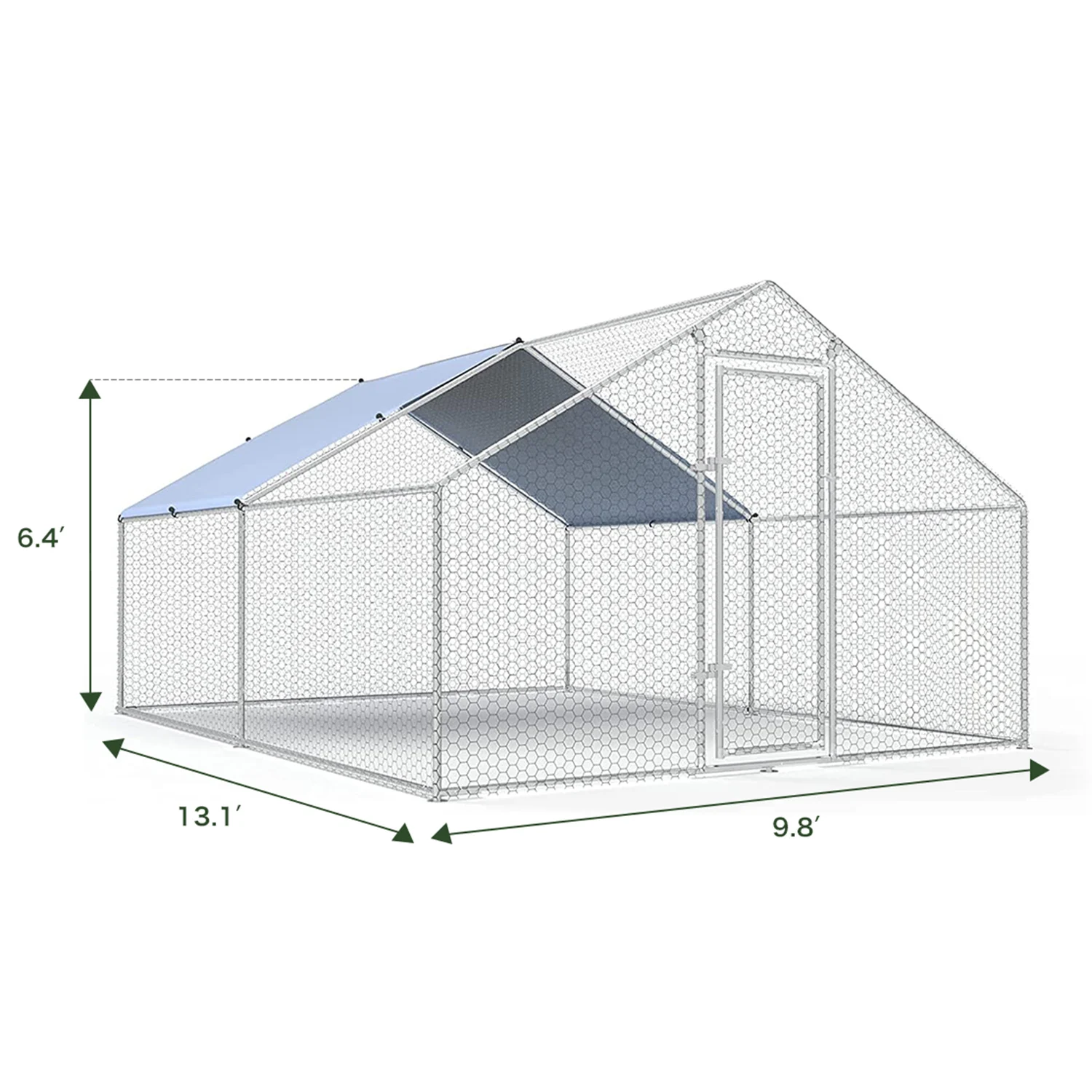 USA In Stock 4*3*2m Large Size Chicken Coop Walk In Chicken Coop Housees Accessories Run House Hen Cheapest Chicken Coop