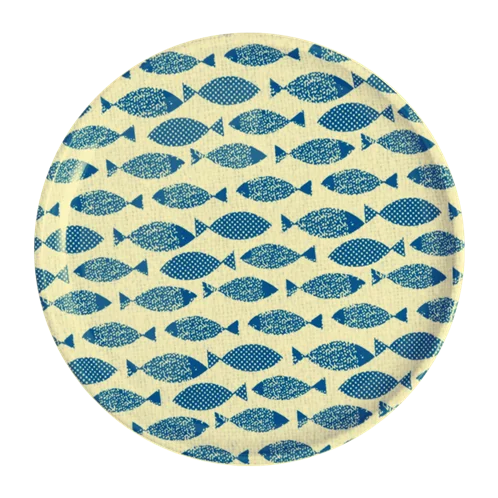 9inch Round Shape Customized Reusable Tableware Hard Plastic Dinner Party plate