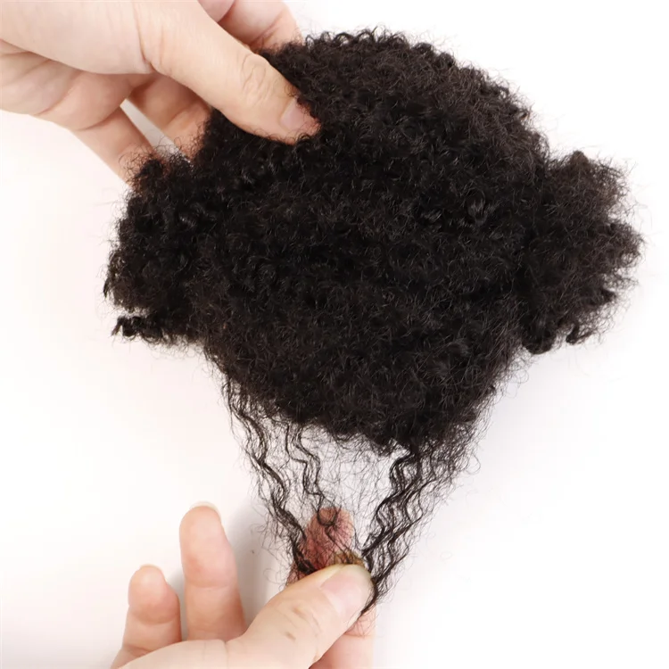 2024 New Packing Afro Kinky Bulk Human Hair Candy Packing Hair Bulk Easy to Twist for Braiding