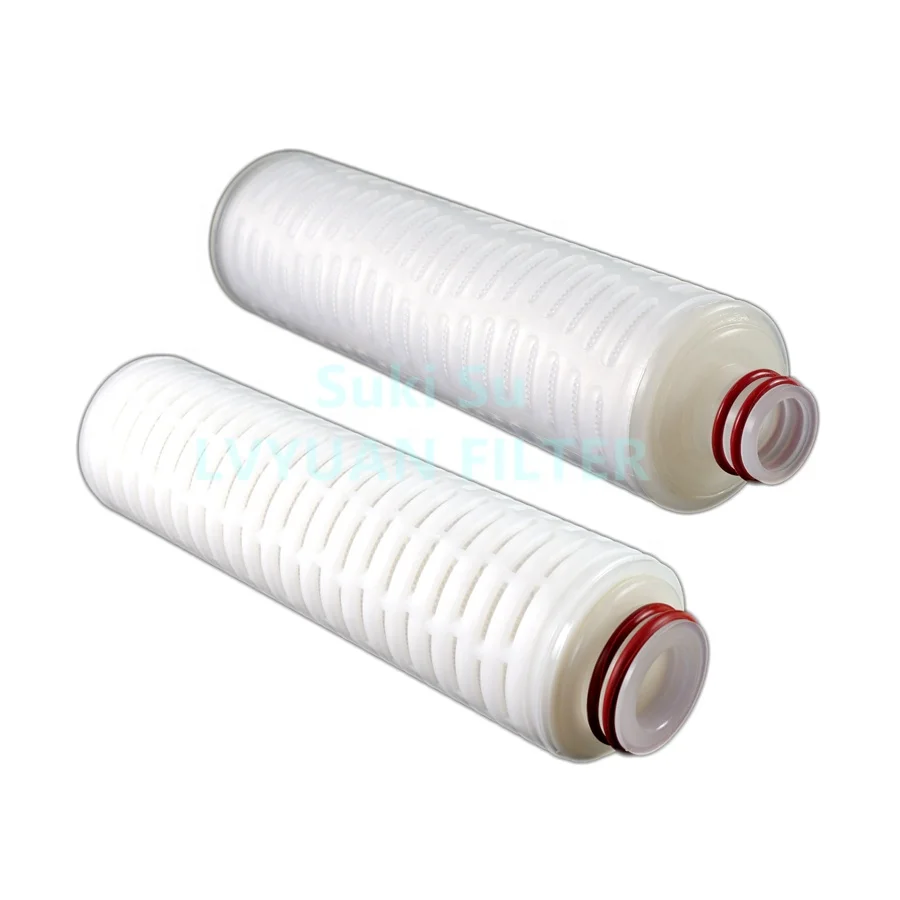 Milli-pore Filter 0.22 Micron PP PTFE Membrane Cartridge air Filters with DOE/222/226/215 Configuration for Water Treatment