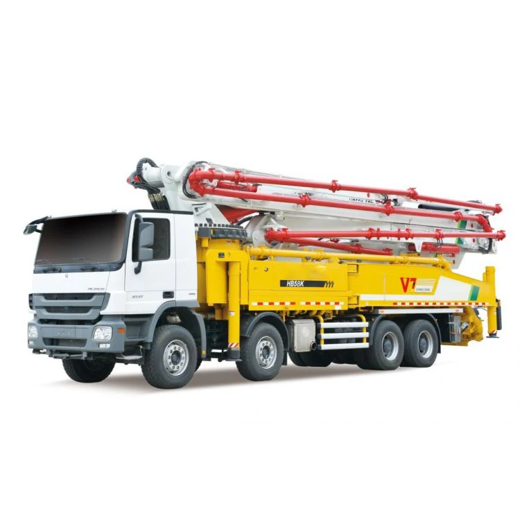 High operating efficiency 38M Pump Truck 21 Tons Concrete Pump HB58K within Concrete Machinery