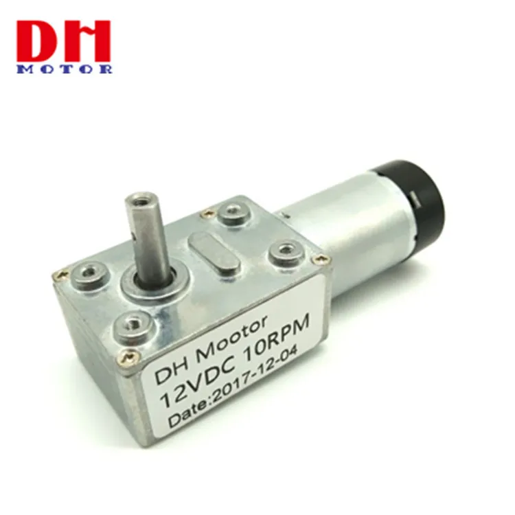 12v 24v DC Double Shaft Worm Gear Motor JGY370 Motor