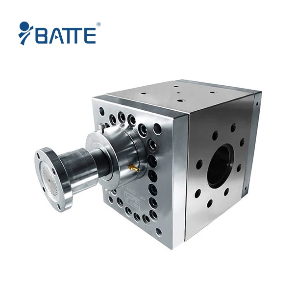 Gear melting pumps in the polymer production process