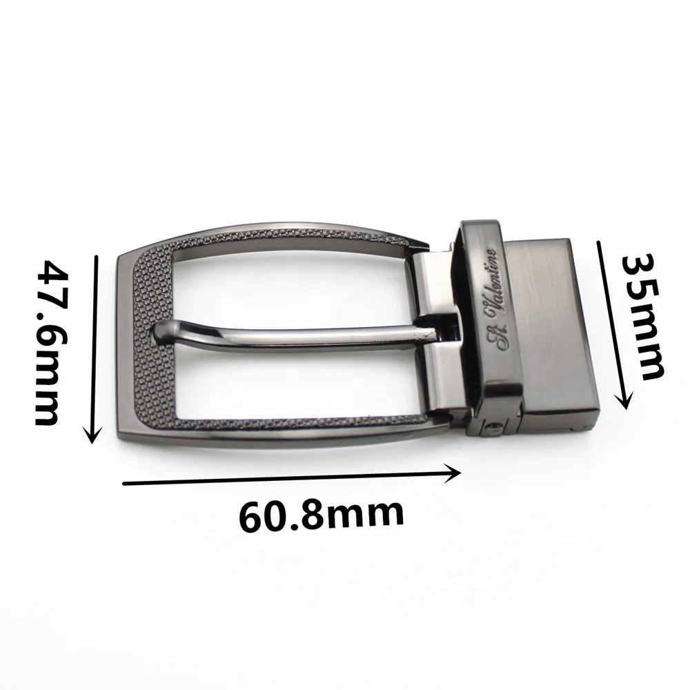 custom high quality metal reversible belt buckle for man