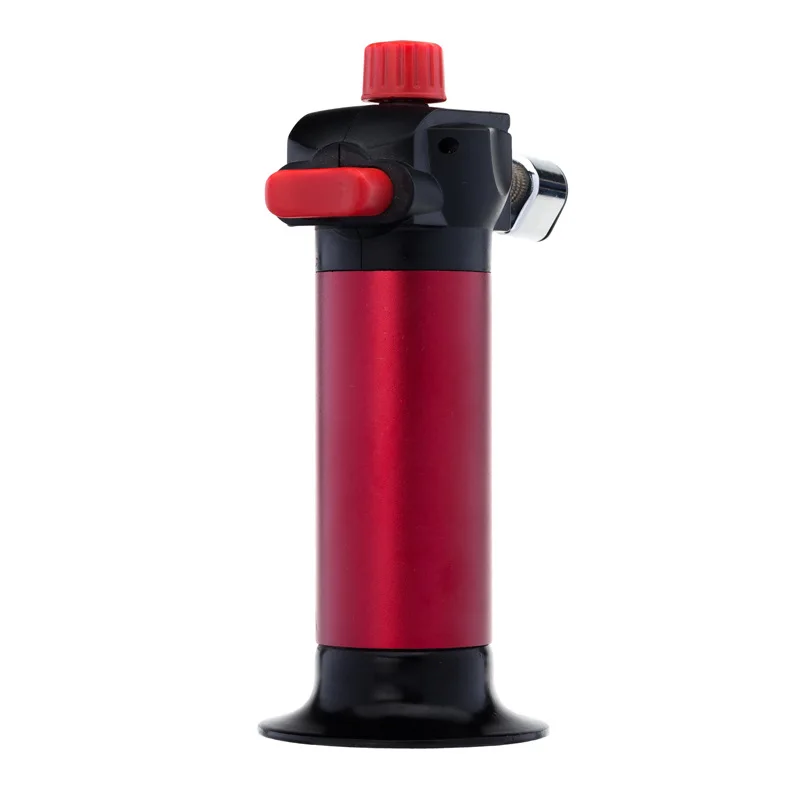 Wholesale Custom Logo Blue Flame  Butane Gas Torch Flame Lighter for Camping BBQ kitchen