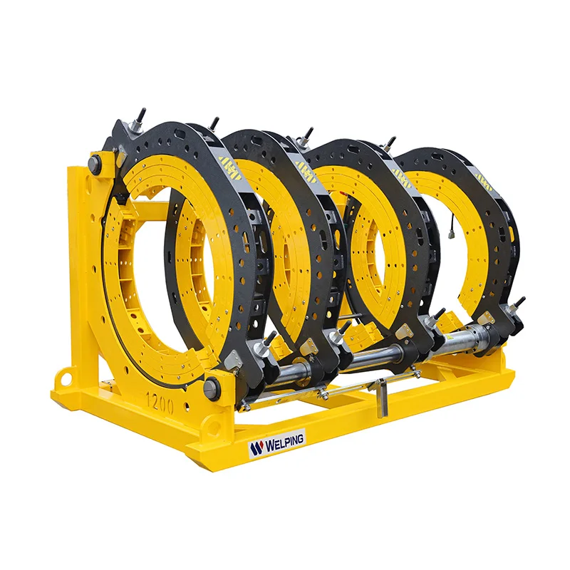 large diameter 1200mm fusion welding equipment with crane for water pipe