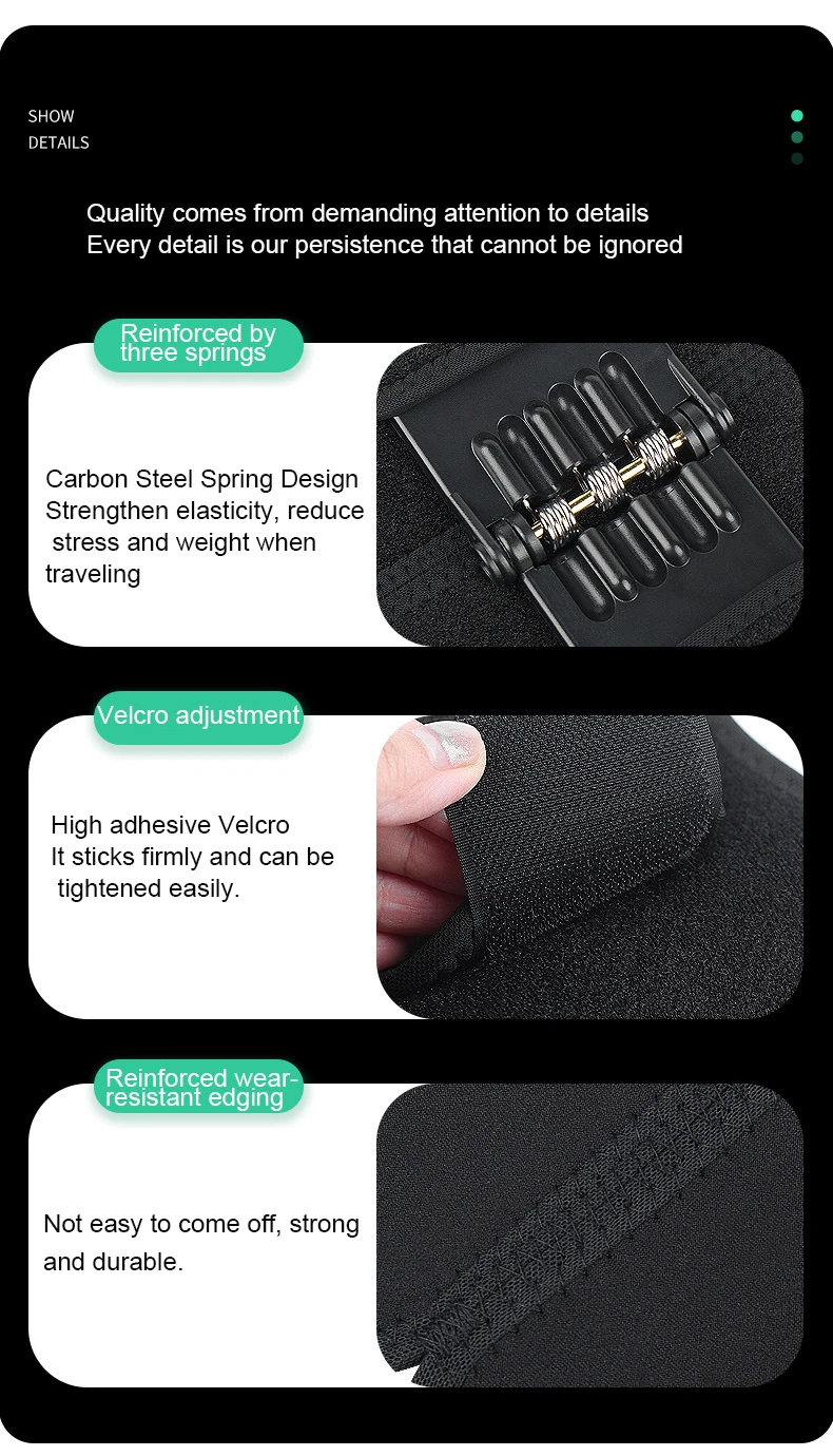 2024 New Style Power Lift Join Support Knee Pad Spring Force Knee Protection Booster for Climbing Sports Training Squat.jpg