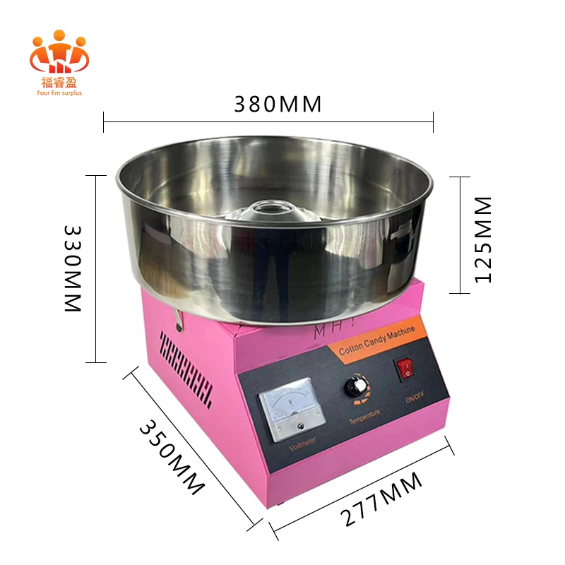 High quality electric table automatic crocus color fruit-flavored sugar drawing cotton candy electric self-made machine