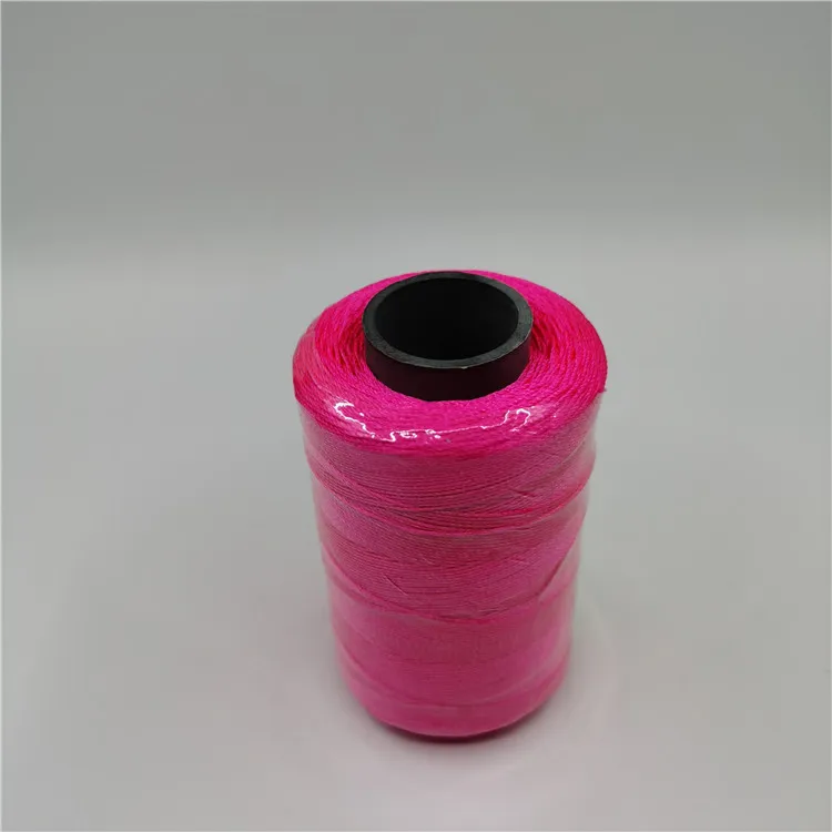Заводская распродажа 210D/9 высокая tenacitycolor розовый 100% полиэфирная нить twsited рыболовный шпагат