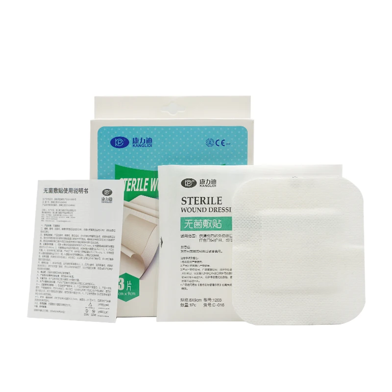medical sterile adhesive wound dressing non stick island pad nonwoven wound dressing 6*7CM island dressing wound plaster