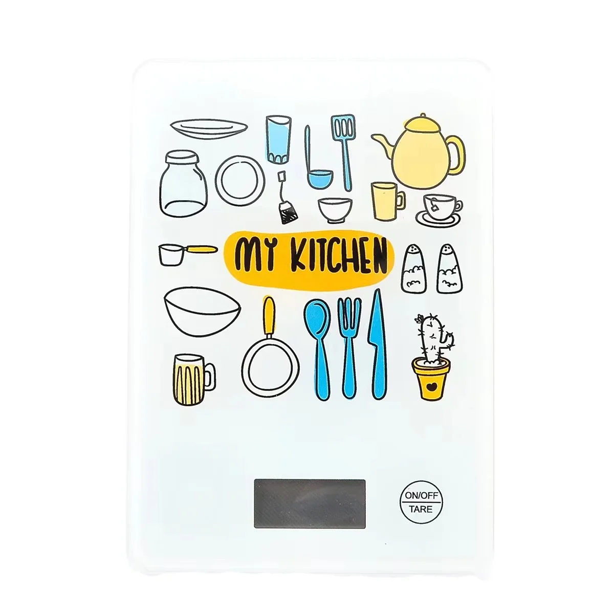 5kg tempered glass platform food kitchen scale LCD display digital kitchen scale